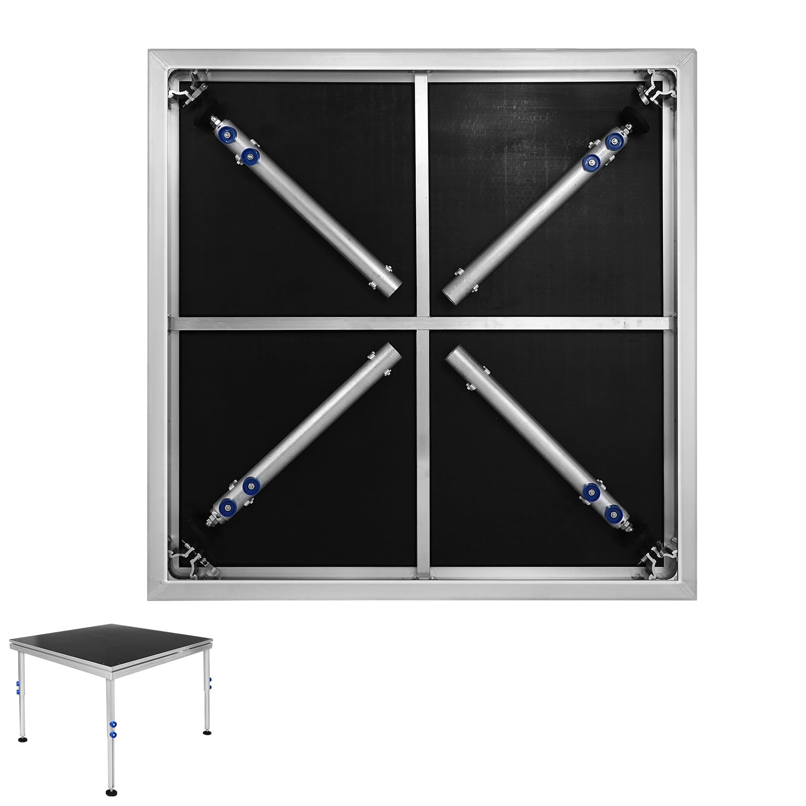 4x12FT Portable Stage Platform, Portable Aluminum Performance Deck