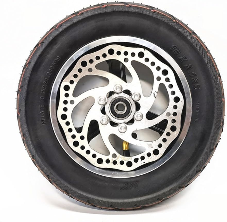 10 Inch Electric Scooter Tubeless Tire 10X2.125 Replacement Wheel Tyre Kick Scooter Whole Tire(With Disc brake)