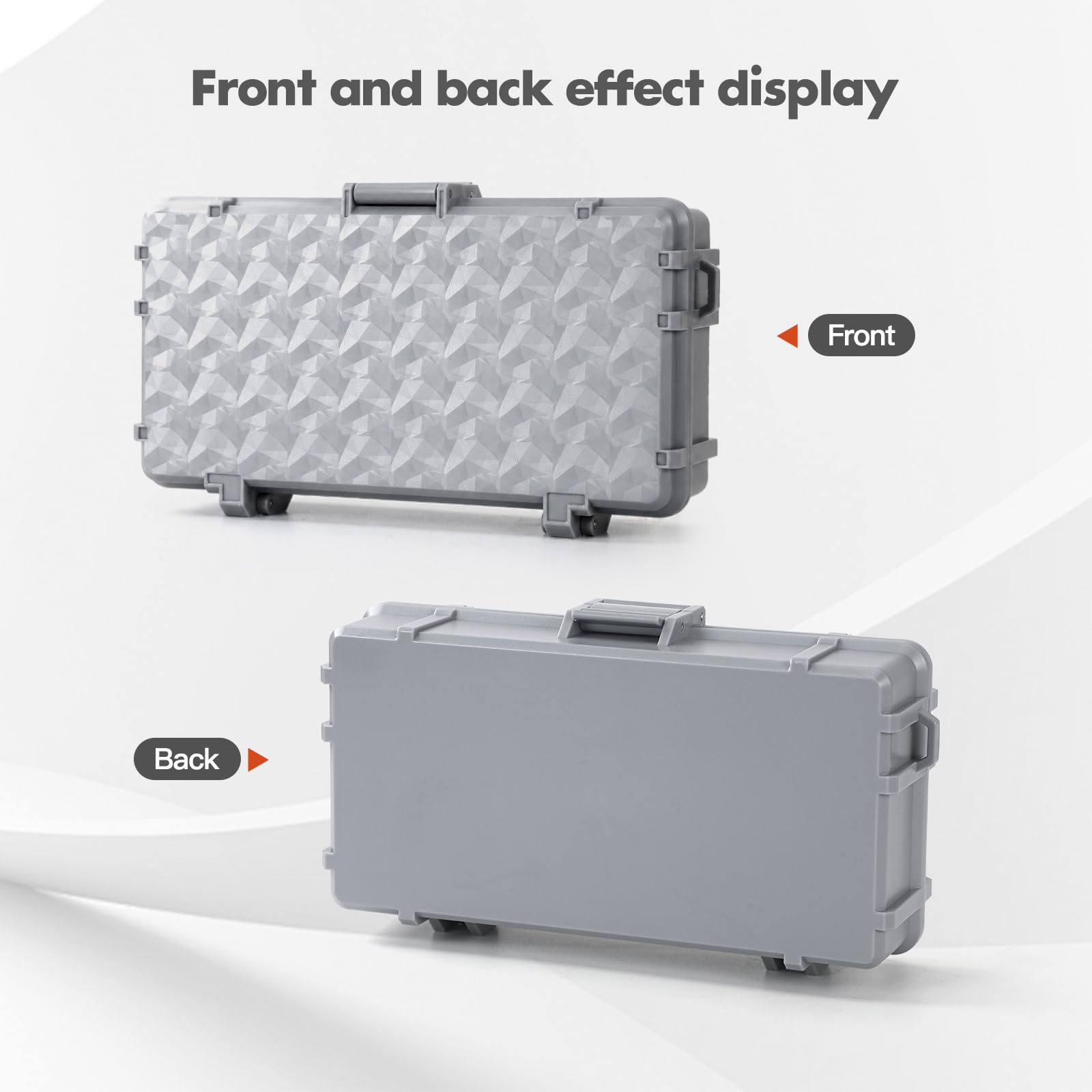 Genérico Estuche Duro IP67 Impermeable para dji Pocket 4, Funda antigolpes Viaje con Forro Silicona, mosquetón cordón, Caja Protectora Sumergible compacta (Gris (Kit Todo en uno))