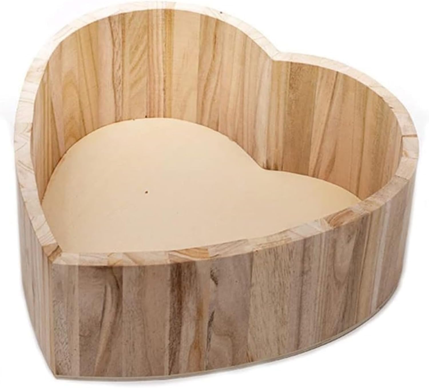 Yubbuio新生児写真 新生児満月 ベビースタイリング小道具 ハート型コンテナ 木製籐バスケット 写真スタジオ ホーム 自然環境に