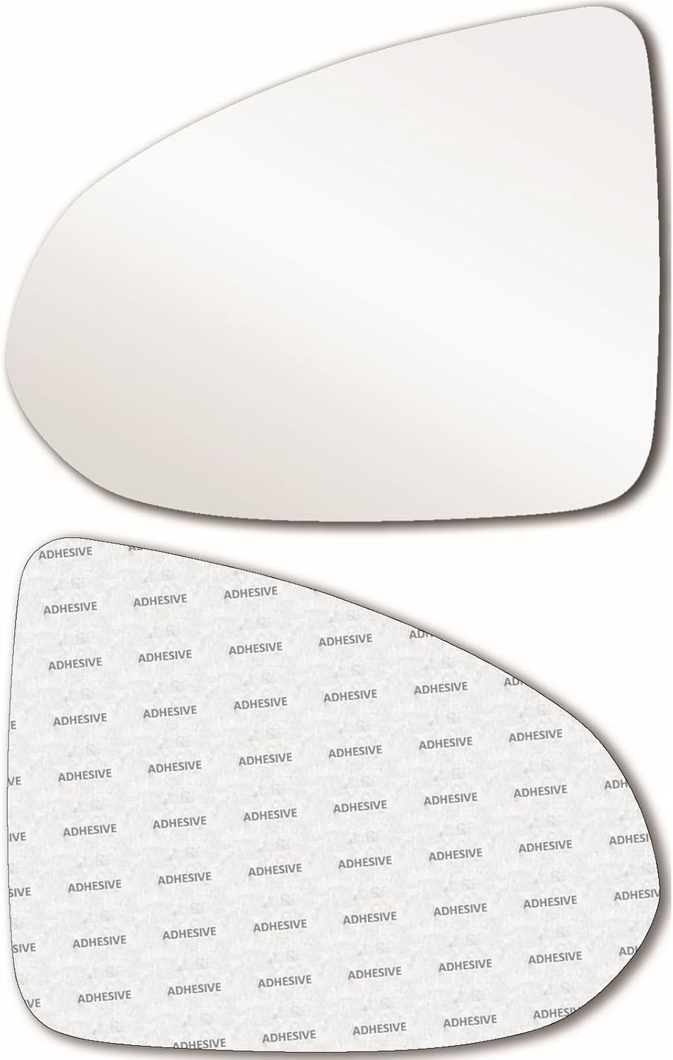 Replacement Mirror Glass with Full Size Adhesive for 2020-23 HYUNDAI SONATA Driver Side View Left LH