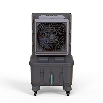Bajaj XForce 100L Semi-Commercial Desert Air Cooler For Home|Honeycomb Cooling Pads (65mm thickness)|Aluminium Fan Blade|100Ft Air throw|3-Speed Control|3 Year Comprehensive Product Warranty|Grey