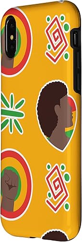 Miniatura 8 de iPhone 14 Plus Black History Month African Pride Pattern Case