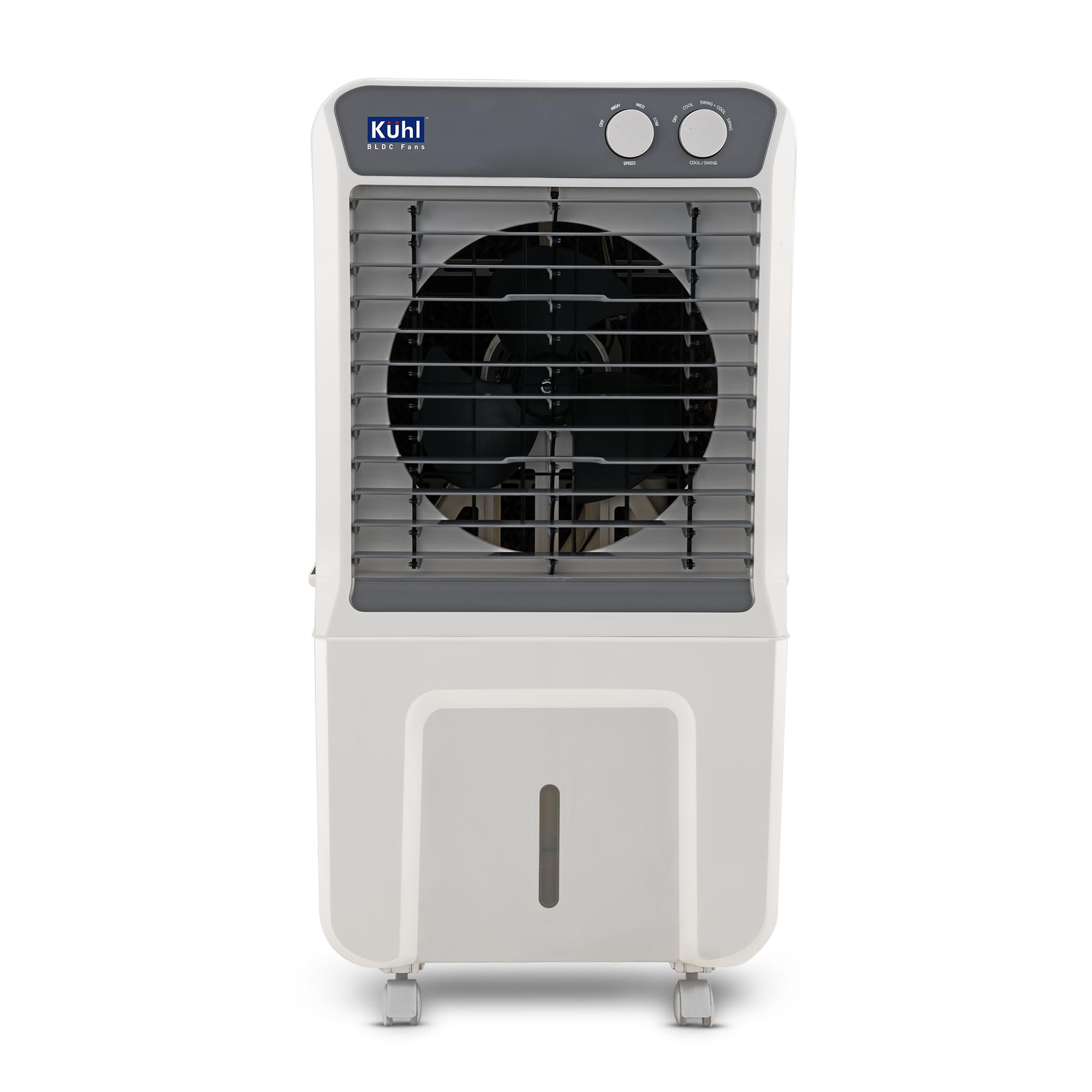 KUHL Brizo DC-100-16 Portable Desert Air Cooler | 200W | 100L Capacity | 16" Blades | Ice Chamber & Honeycomb Cooling Pads | Powerful Air Delivery | 1350 RPM | 30ft Air Throw | Inverter Compatible-image-19