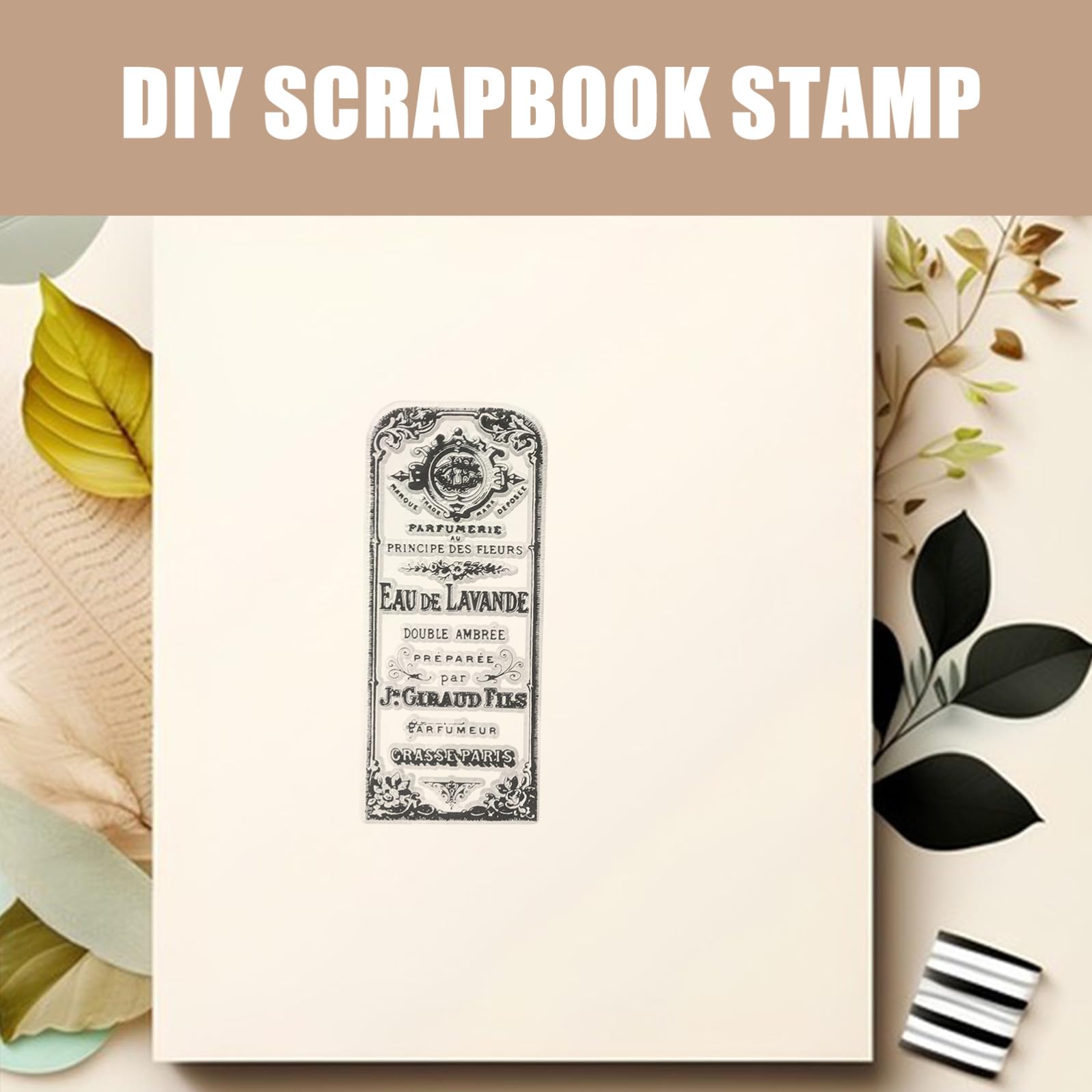 5 Set Scrapbooking d'Epoca Libro di Scarto Rottame Timbro Autoinchiostrante Creazione Timbro di Firma Francobolli Alfabeti Album Adesivi Veloce Timbro in Silicone Trasparente Black
