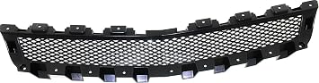 AUTOS PARTS PLUS Set Of 3 Front Grille Cover + Upper & Center Paintable Shell and Insert Direct Replacement Compatible With 2008-2012 Chevrolet Malibu GM1223104 GM1200600 GM1200601 15823699 15823700
