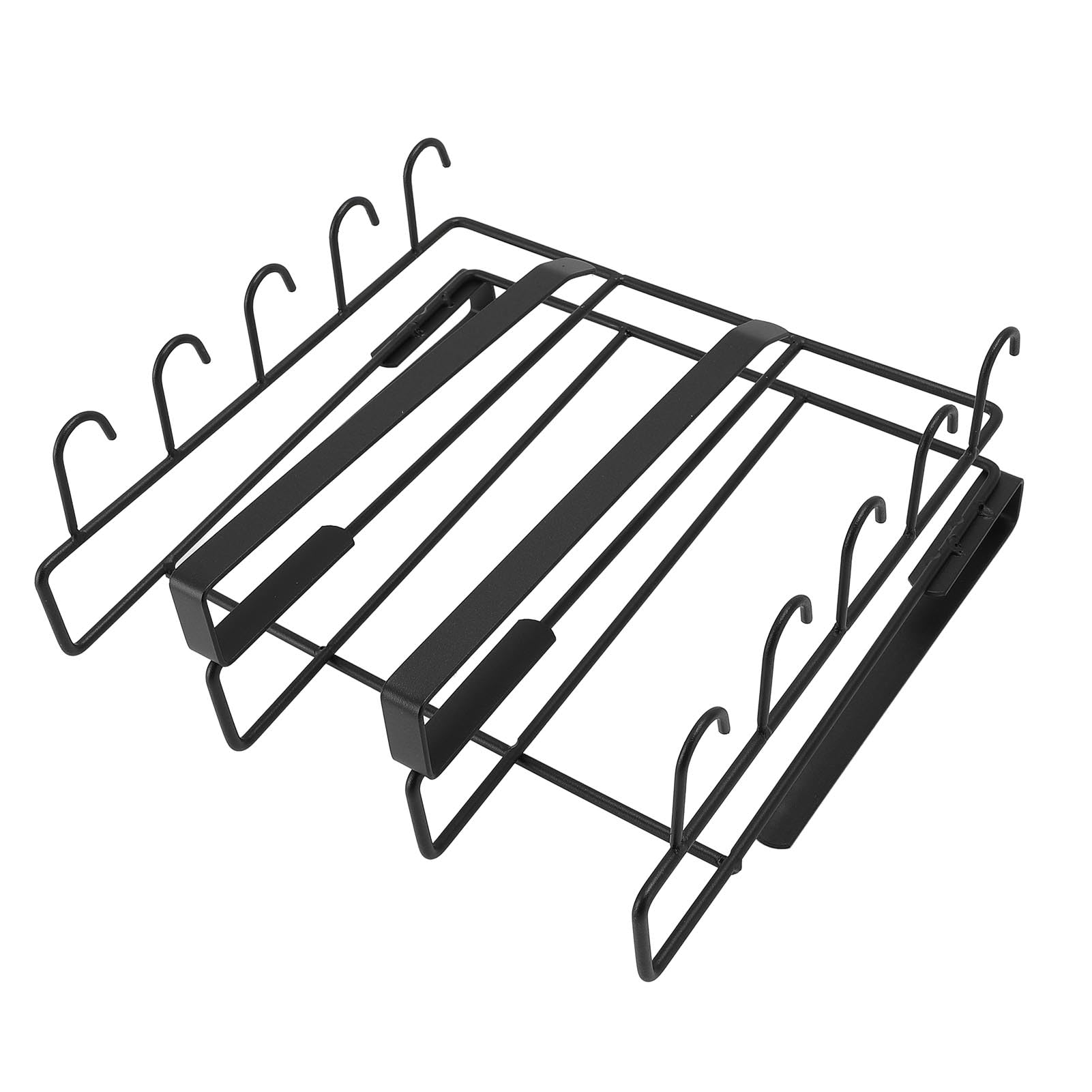 Organizzatore Porta Tagliere in Metallo Sotto il Mobile, Ripiano Pensile Sotto il Mobile Portaoggetti Tagliere in Acciaio Inox con Ganci Multipli per Taglieri, Asciugamani di