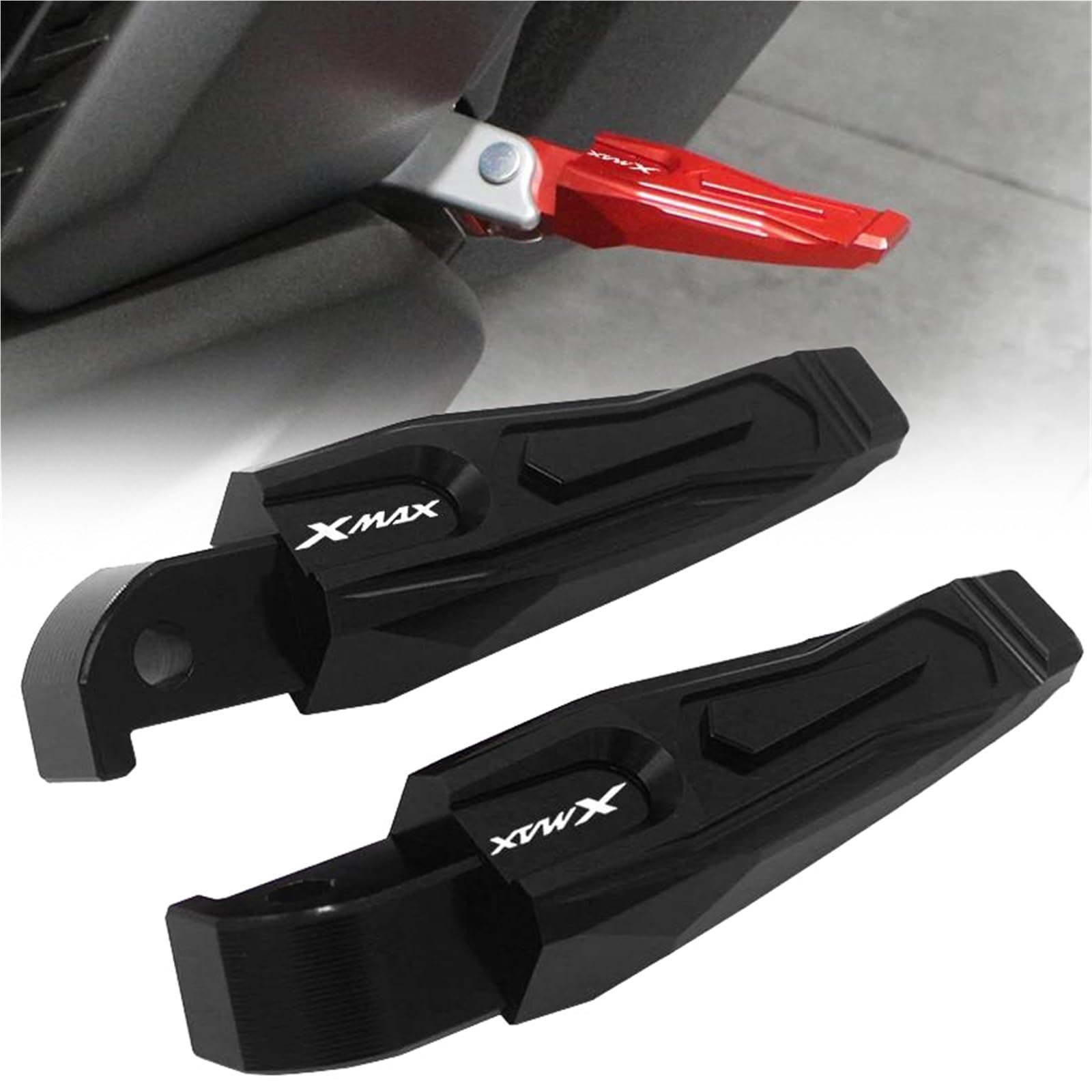 Repose-pieds passager moto Yamaha XMAX 300 250 accessoire 2017-2024