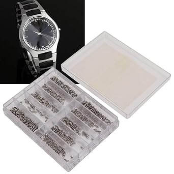 1.6-6.0mm Stainless Steel Cross Screw, Watch Back Screws Replace Micro Screw Set with Box, for Wristwatch Clock Back Case Watch Repair Accessory, Eyeglass Screws Sunglass Spectacles Parts