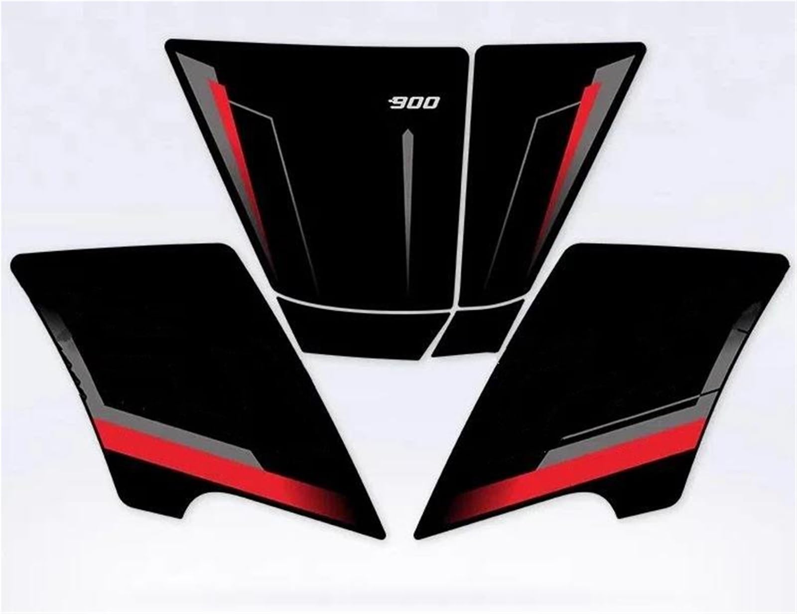 Ysdsls Color5 For F900gs 2025 Motorcycle Body Fairing Sticker Tank Pads Gas Grip Traction Protector(Color5)