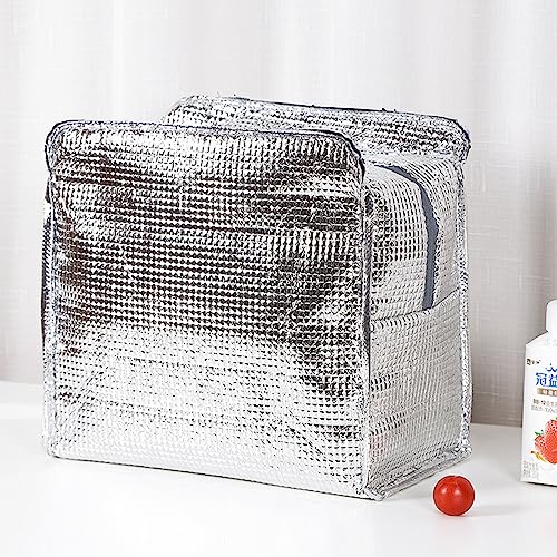 MABAHON Insulated Lunch Bag, Portable Thermal Lunch Bags Cooler Bag for Women Men Compact Adult Lunch Box Work Office - Image 3