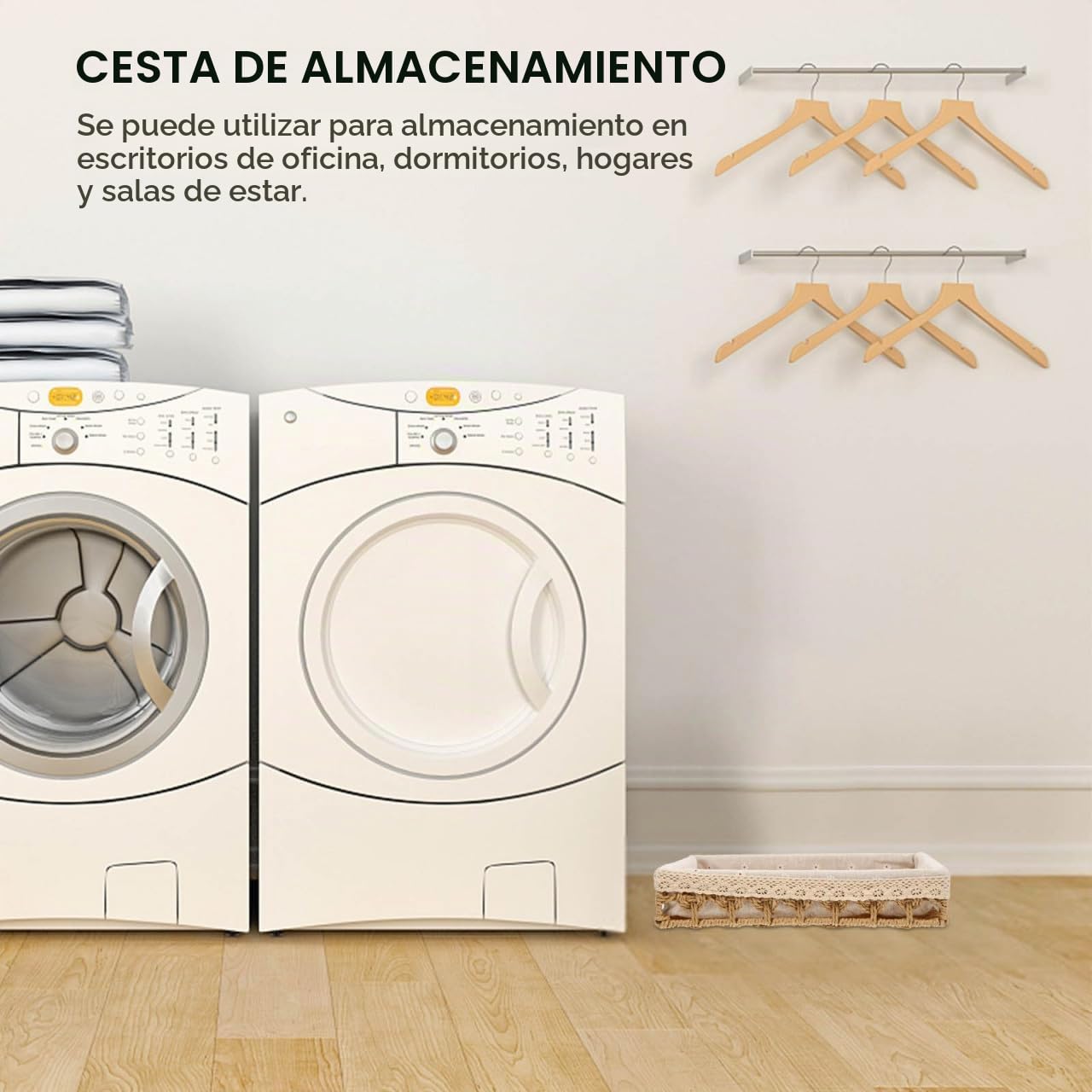 HEMOTON Cesta De Almacenamiento De Escritorio Organizador Tejido Simulado Cesta De Ratán Imitación Para Oficina Dormitorio Y Hogar 13.77 X 9.84 X 3.14 in