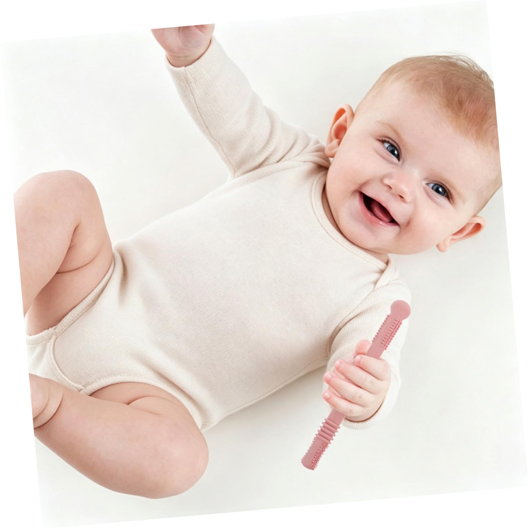 POPETPOP Tubo Dentizione Forato 6 Pezzi in Silicone, Gioco Masticabile | Straws per Eruzione Dentale, Confezione da 6, per Ragazzo Ragazza e Adulti, Regalo Compleanno o Shower