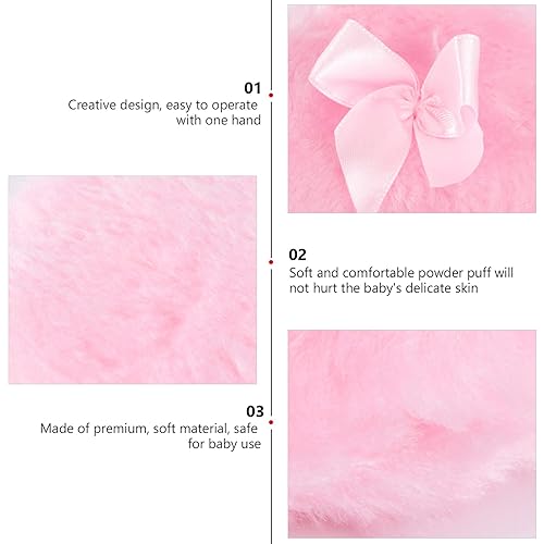 Miniatura 2 de 3 piezas de polvo para polvo facial soplo de polvo suelto soplo de polvo grande soplo de polvo de maquillaje corporal polvo de base de soplo