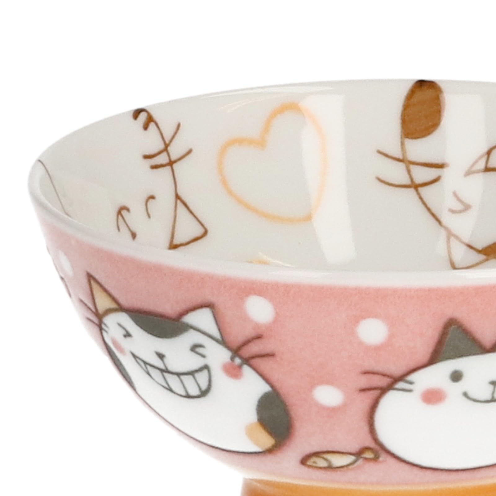 Amazon｜美濃焼 子供 食器 茶碗 約11cm 食洗機対応 レンジ対応 ねこ