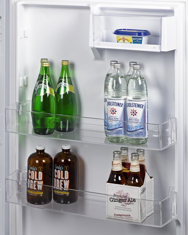 Summit 30” Top Mount Refrigerator - Freezer, 18 Cu.Ft. Capacity, Energy Star, Stainless Steel - Ff18sslhd (Left Handed Door Swing) on Fridge.com - View 4