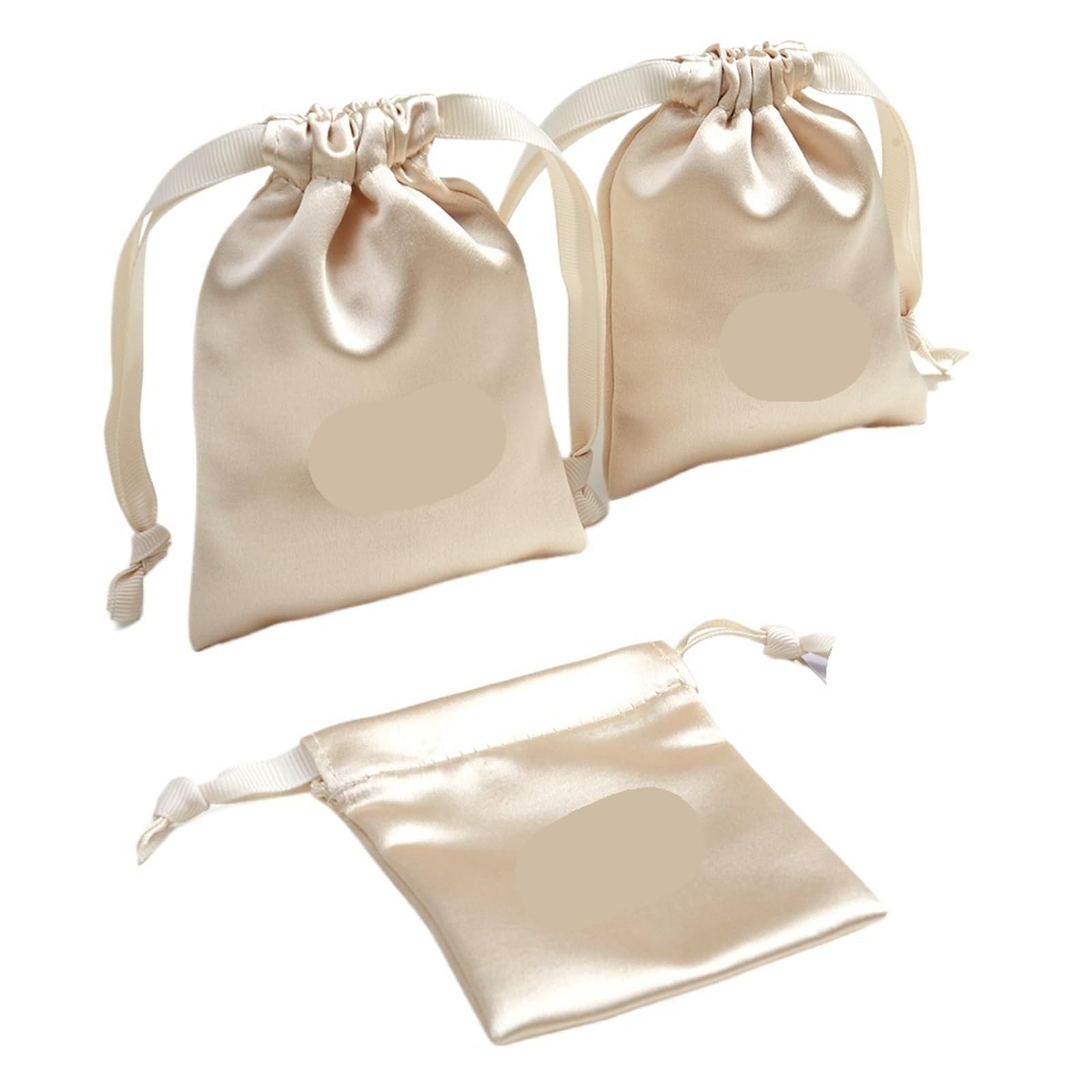 YGMNQAL Satin Packaging Bags Small Luxury Earring Ring 9x12cm 8x10cm Packaging Drawstring Satin Bag Pouch Jewelry(100pcs,18x30cm)