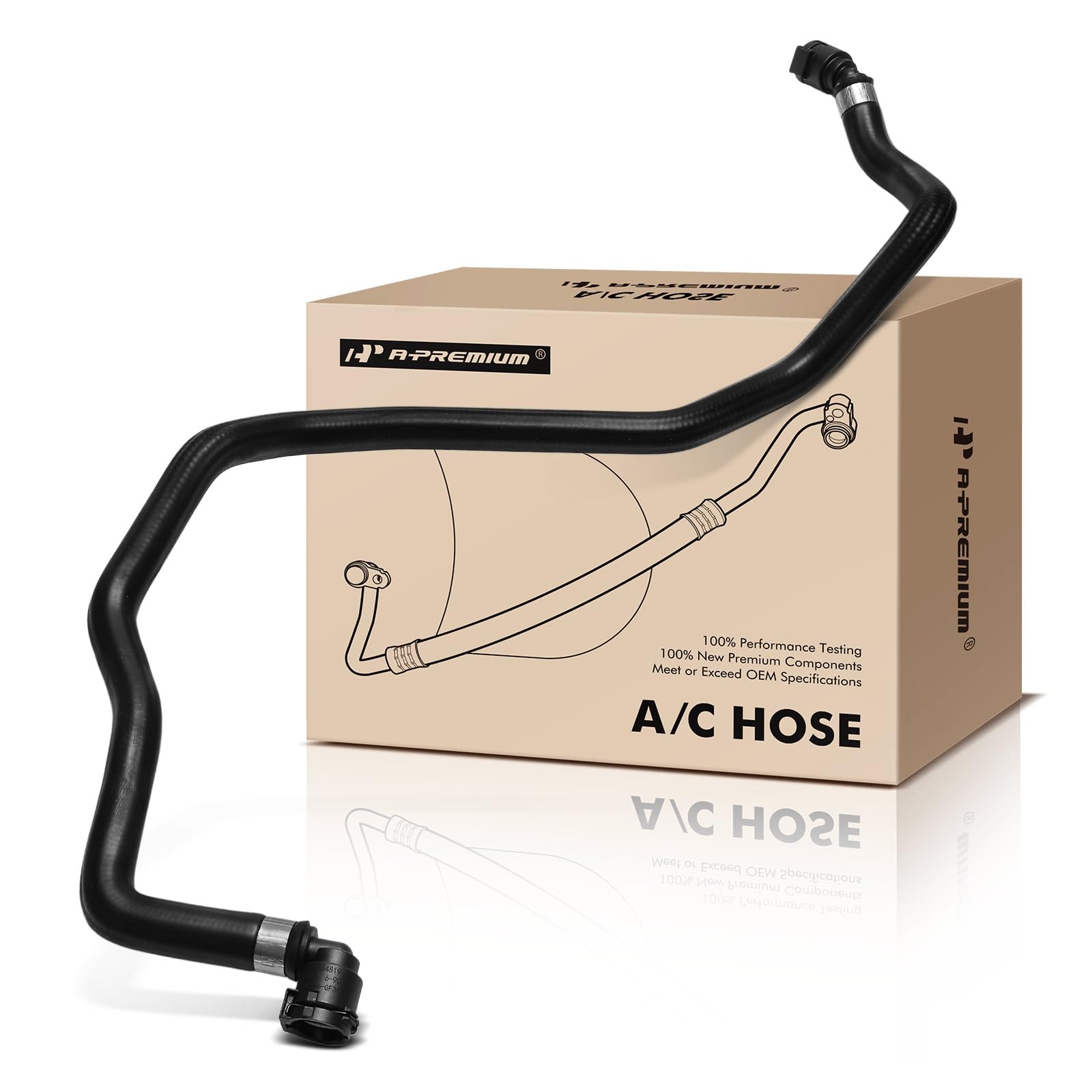 A-Premium Engine Water Coolant Hose Pipe Compatible with BMW G01 Series X3 2018-2021, G02 Series X4 2019-2024, 2.0L