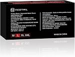 NEOTRIL 8 Gants jetables en nitrile sans stérilité avec Gants en caoutchouc texturé diamant surélevés