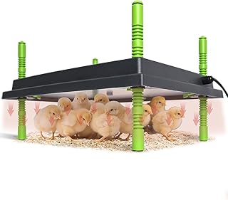 Chick Brooder Heater Plate, 12"x16" Warmer Brooder Plate for Chicks with Adjustable Height &