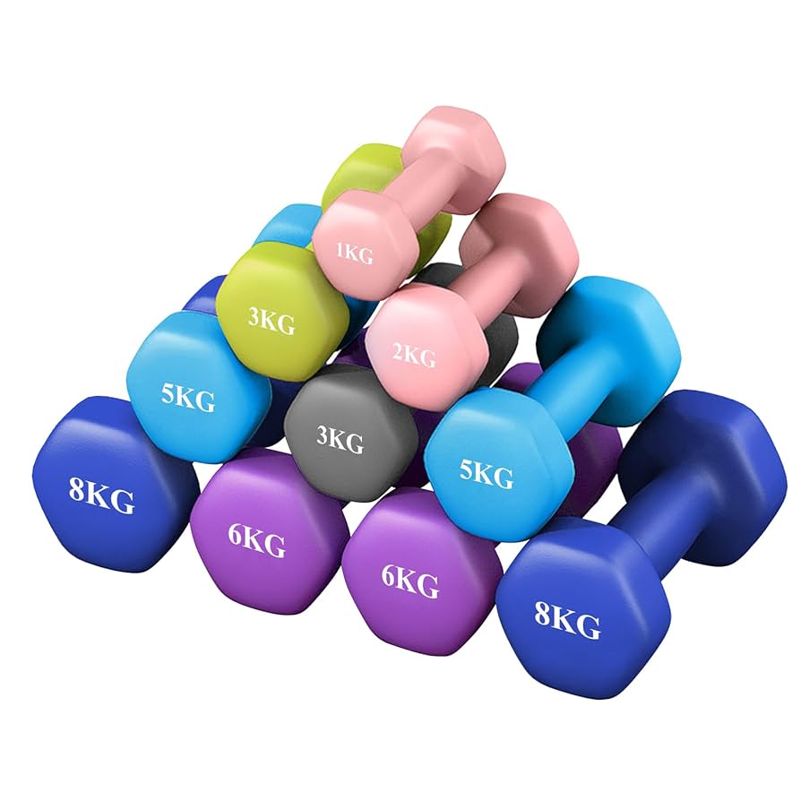 Amazon | Taimonik ダンベル【2個セット1kg 2kg 3kg 4kg 5kg 6kg