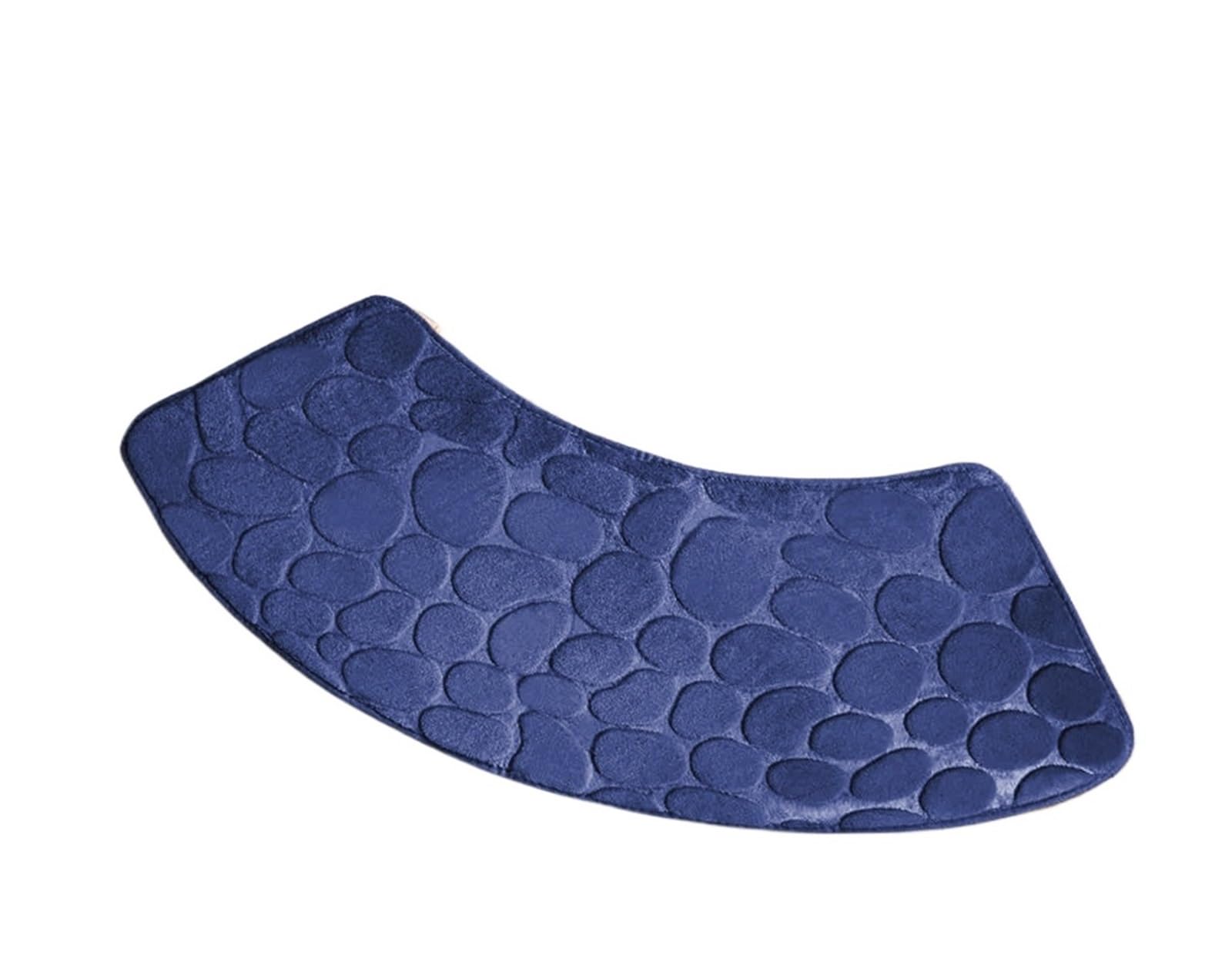 Curved Bath Mat Curved bathroom mat thickened shower room absorbent door toilet bathroom non-slip entrance
