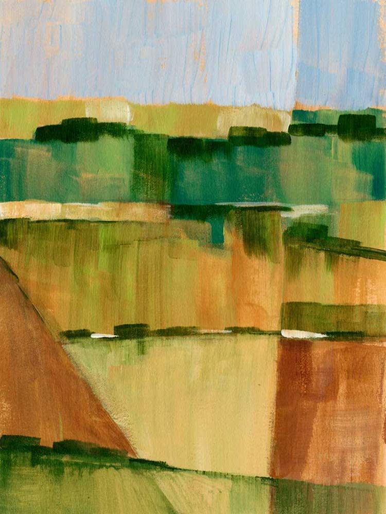Feeling at home KUNSTDRUCK auf MATTE PAPIER 220gr Weide Abstract II Harper Ethan - Landschaft vertikale Poster Landschaften Landschaft Landschaft Bild auf Papier cm_84_X_63