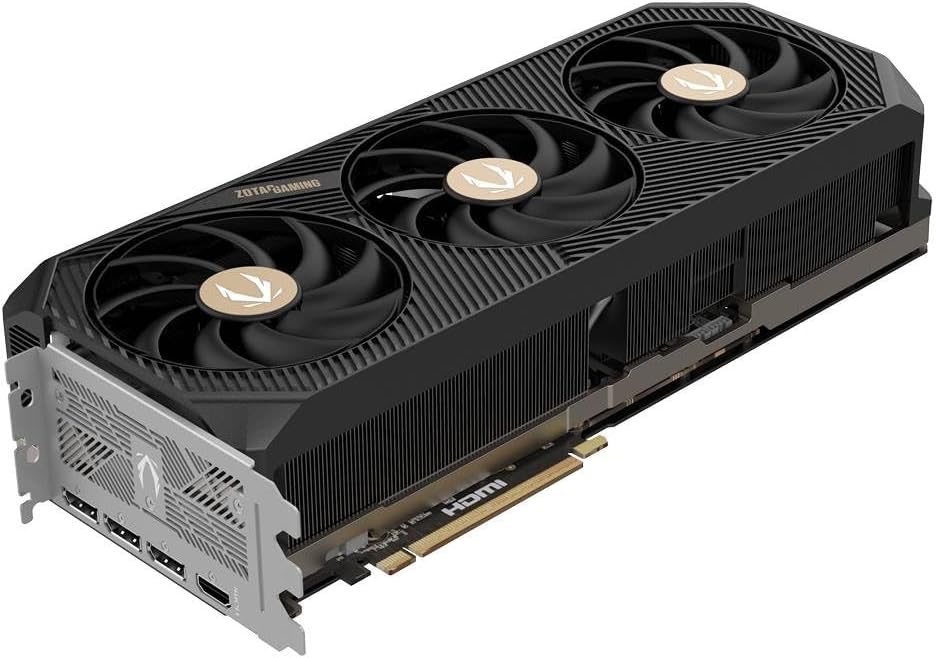 ZOTAC GeForce RTX 5090 Solid OC Graphics Card, NVIDIA, 32GB GDDR7, DLSS 4, 3× DisplayPort 2.1b & HDMI 2.1b, PCIE 5.0 (ZT-B50900J-10P)