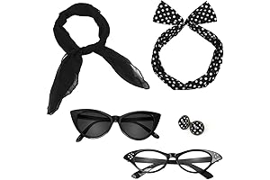 Retro 50's Costume Accessories Set: Stand Out with Style