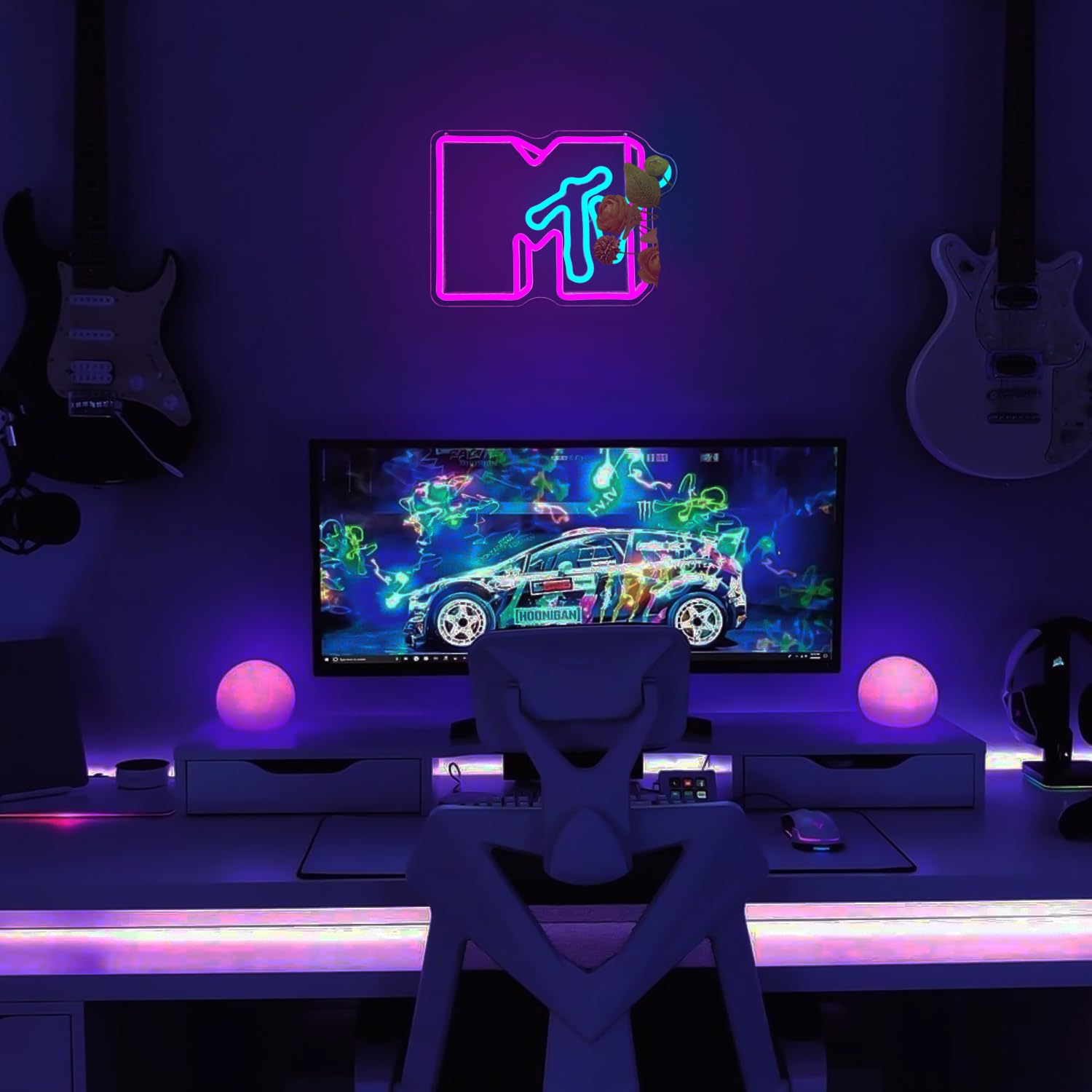 Musica Televisione Insegna al Neon Musica Luci al Neon per Decorazione Della Parete Dimmerabile USB Led Segno Lettera LED Neon Segno per Camera Da Letto Sala Record Musica Stazione