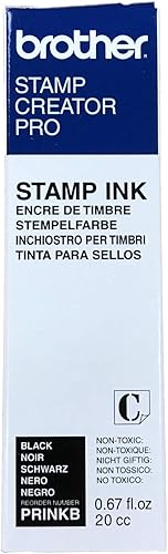 Paquete de 1 repuesto de tinta Stamp Creator para sello de goma (negro) para Brother SC2000 StampCreator