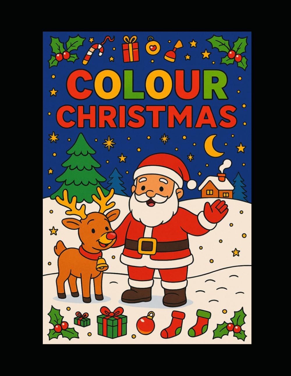 Colour Christmas: Colouring fun (My colouring book)