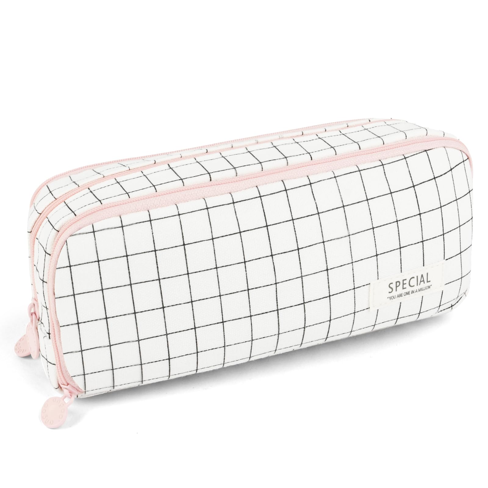 OFFCUP Pencil Case for Large Capacity Cute Stationery Pencils Case Bag, Durable Shell Pen Maker Pencil Pouch