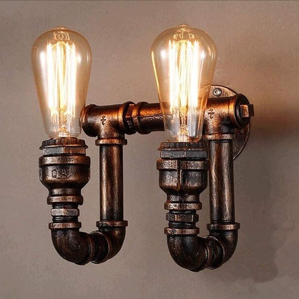 Luz de pared E27 estilo apliques vintage industriales antiguos