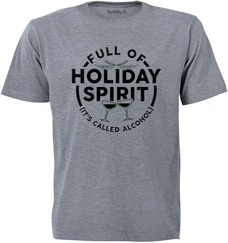 Unisex Christmas Spirit - Alcohol - Adults - T-Shirt