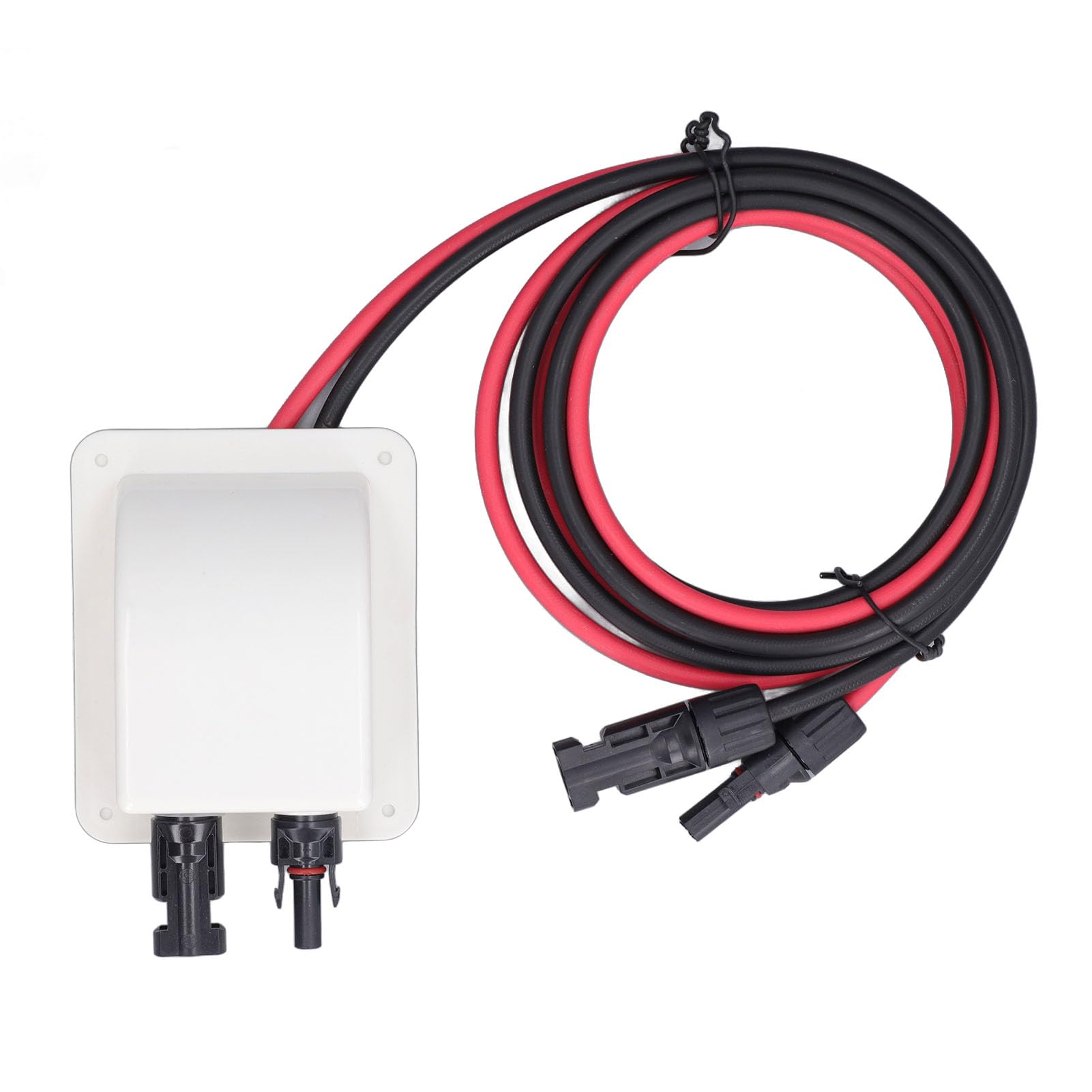 Passe-câble Double avec câble, Passe Cable Etanche étanche ABS avec câble de rallonge Solaire 2 m 10 AWG, Passe-Toit Solaire, pour Camping-Car, Bateau, Caravane, Marine