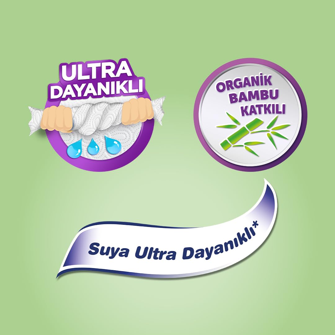 SOLO Bambu Katkılı Kağıt Havlu 12'li