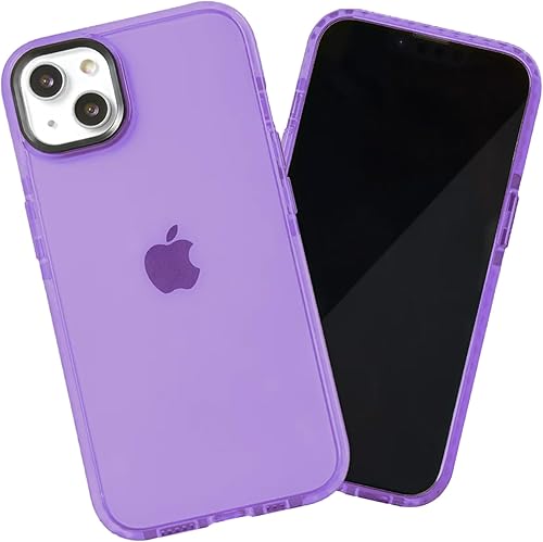 Miniatura 102 de SteepLab Funda de barrera para iPhone 14, protección de 360 grados que absorbe impactos con bisel elevado y colores llamativos (fresa roja