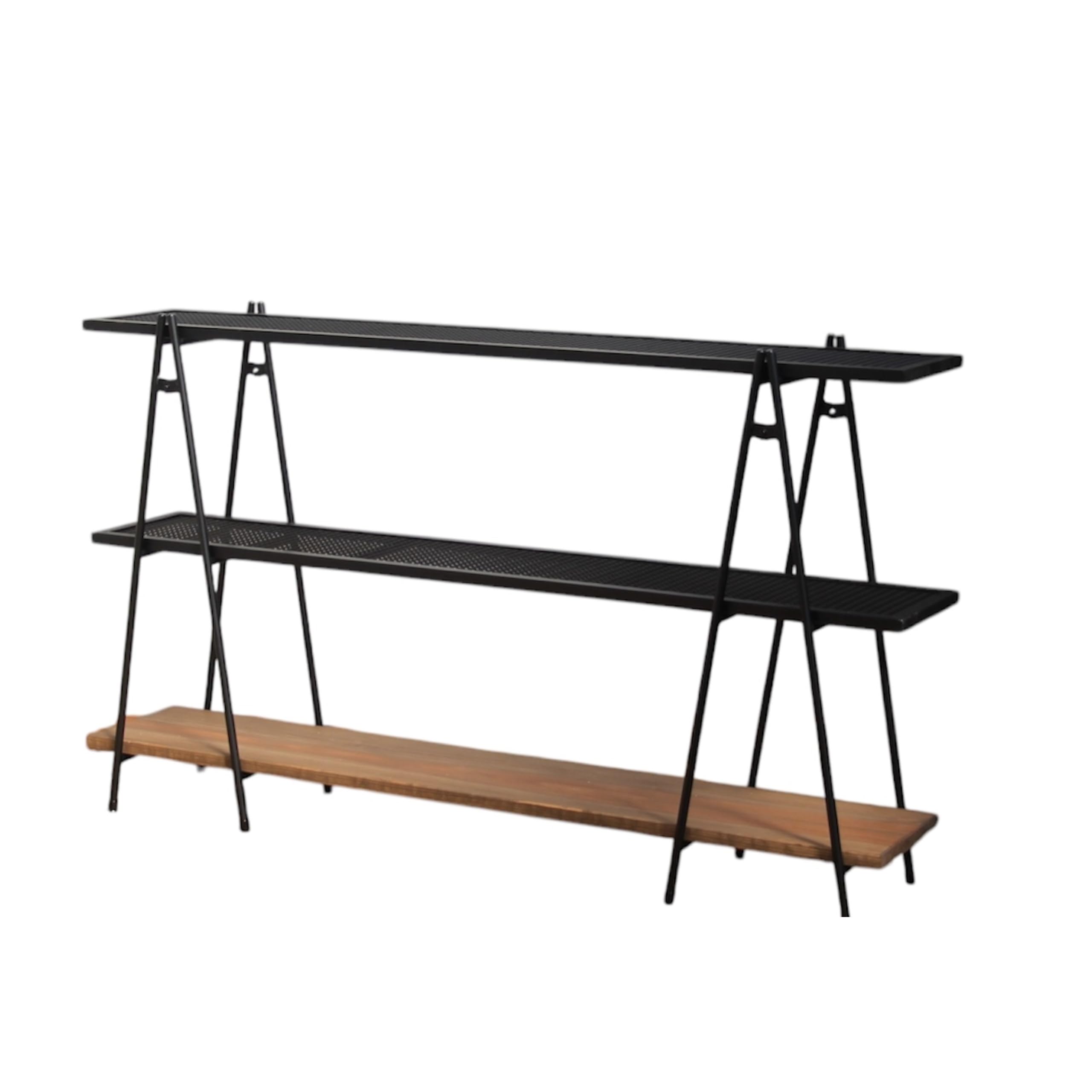 イマン　アイアンシェルフ アイアンシェルフ（L） アイアンラック アイアン家具 塊根植物 植物棚