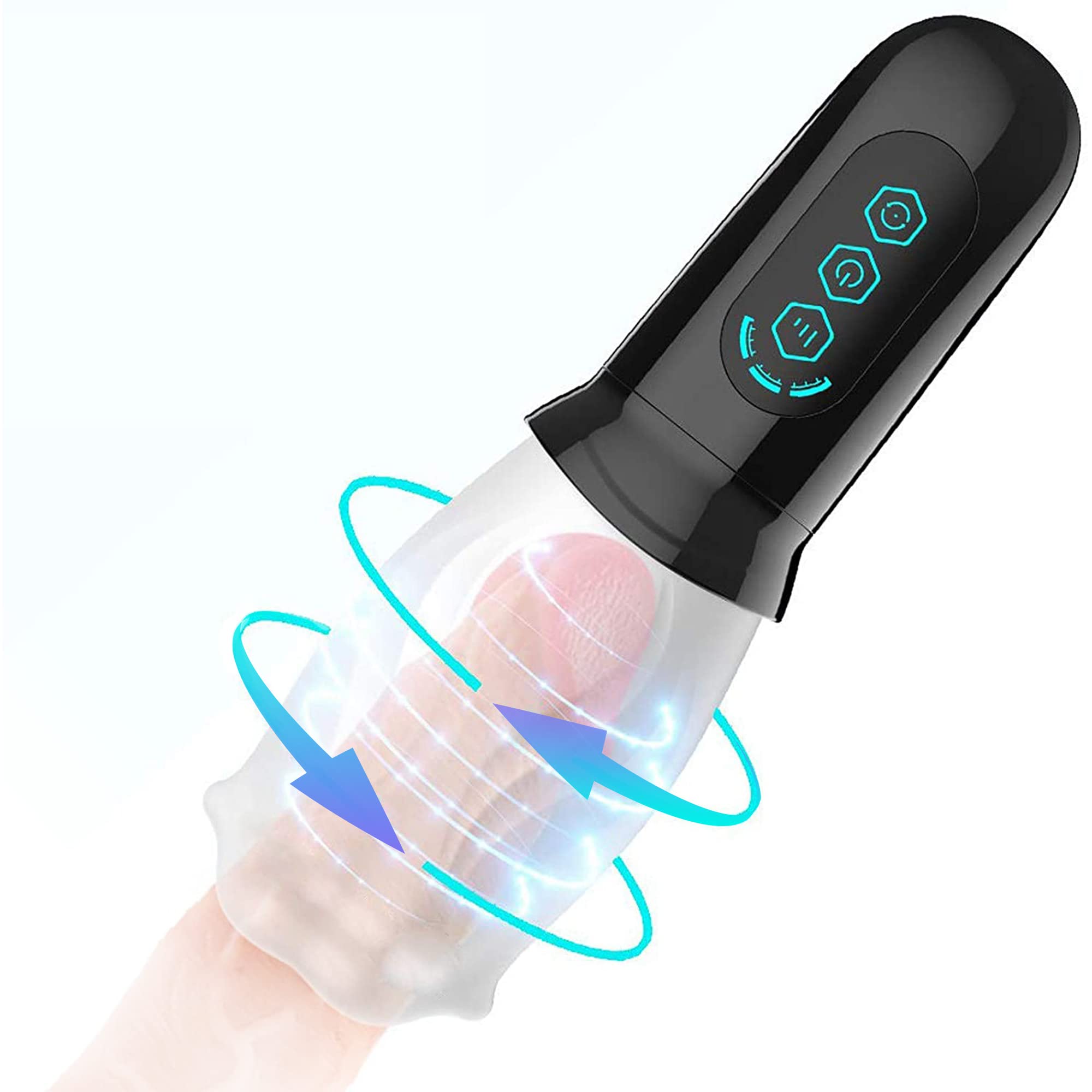 Elektrischer Masturbator mit 360° Rotierende Massagefunktion, Fulutoy  Automatischer Mund Masturbator für Herren, Drehung Penis Stimulator  Taschenmuschi Penistrainer, Blowjob Sexspielzeug für Männer : Amazon.de:  Drogerie & Körperpflege