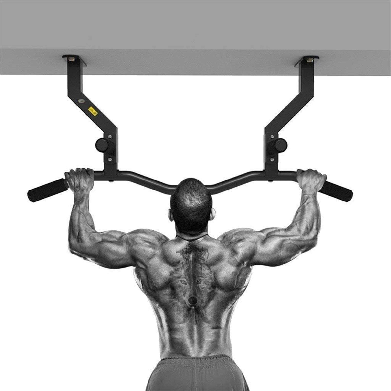 Napędy do treningu siłowego Pręty do podciągania do treningu siłowego Dip Stojak poprzeczny poziomy drążek fitness czarny sprzęt do treningu FO