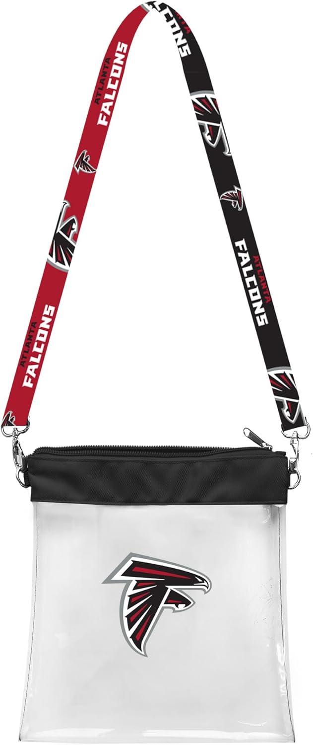 Littlearth NFL Clear Pattern Strap Bag