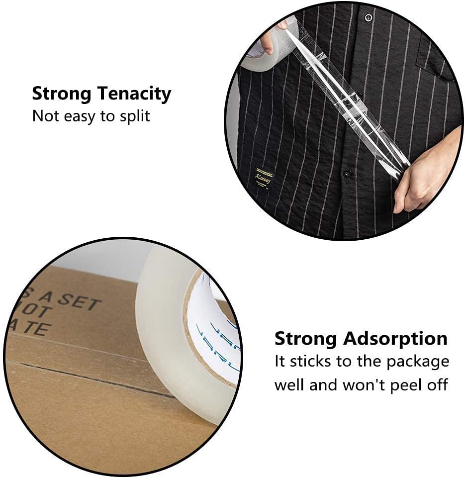 JARLINK Packing Tape Dispenser Gun (2 Pack) with 2 Rolls Tape Bundle with Packing Tape (18 Rolls) for Shipping Packaging Moving Sealing
