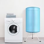 Safstar Portable Clothes Dryer, Mini Oxford Laundry Clothes Dryer Heater with 180 Mins Timer, 6 Folding Coat Rack, 3 Non-slip Foots, 900W Electric Clothes Dryer Machine for Home Dorms Apartment