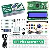 LAFVIN Basic Starter Kit for Raspberry Pi Pico,LCD1602,SG90 with Tutorial