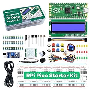 LAFVIN Basic Starter Kit for Raspberry Pi Pico,LCD1602,SG90 with Tutorail