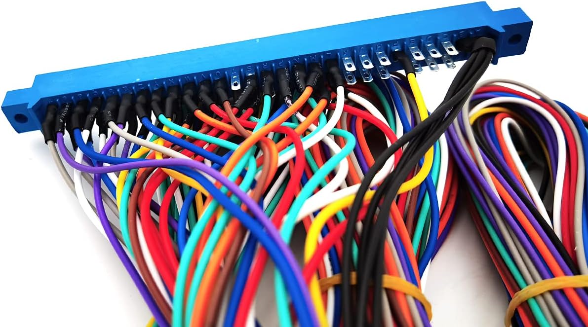 KIRO&SEEU 28 Pins Jamma Harness Cabinet Wire Wiring Loom for Arcade Game PCB Video Board Machine Video Consoles Jamma Pandora Box 4 5 6 image 2