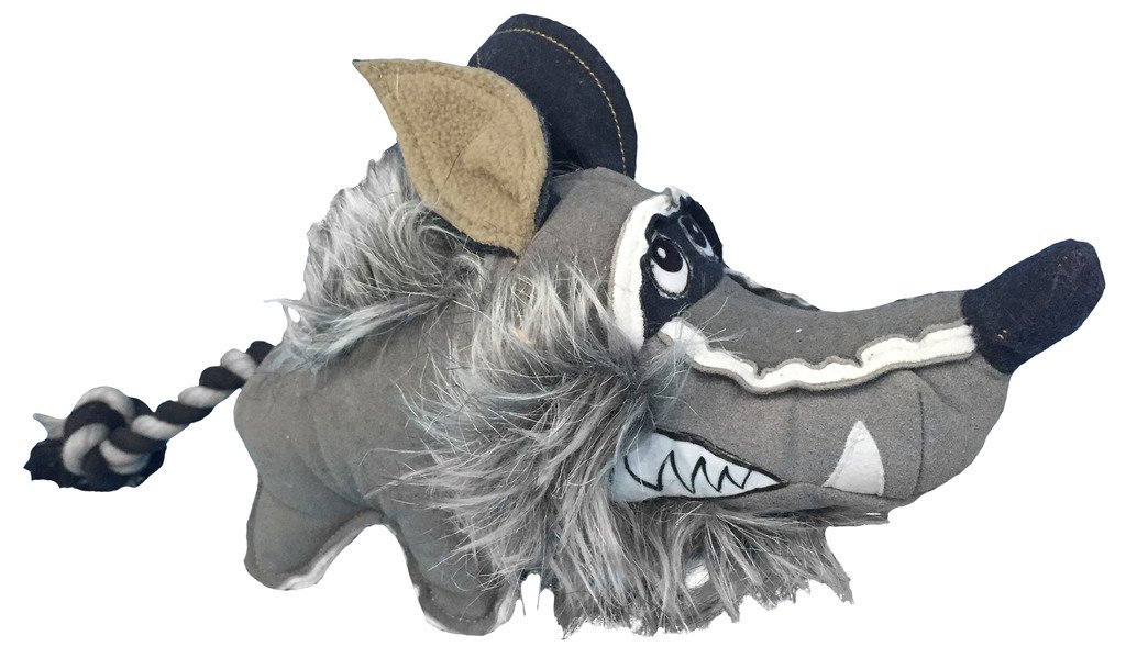 Dogline Wild Animal Collection Toys (15" Wild Wolf)