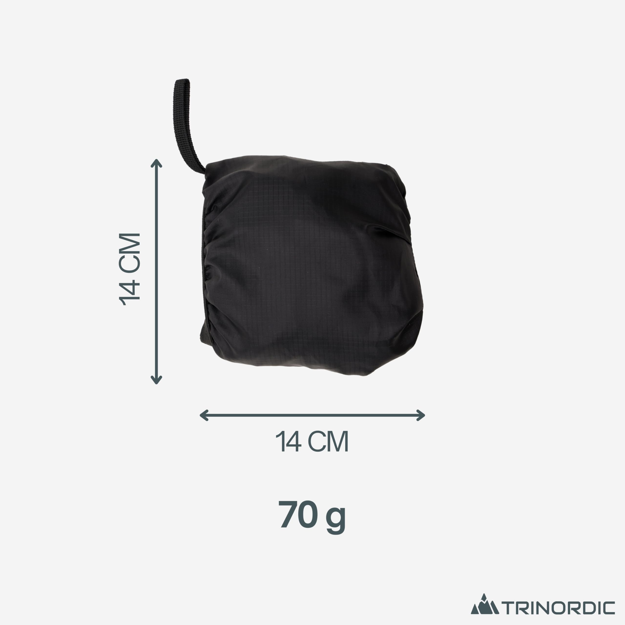 Trinordic Ultralekki & Składany Plecak – 12L, 70g, Przenośny i Praktyczny Plecak na Wędrówki, Podróże, Zakupy i Codzienne Przygody