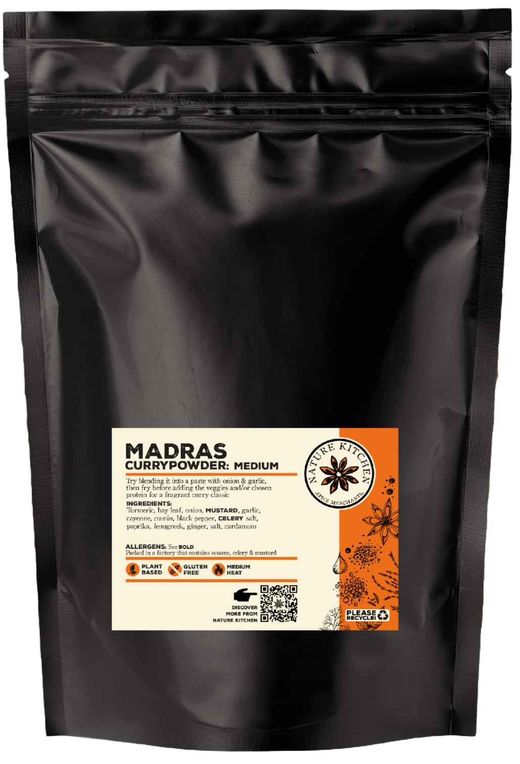 Nature Kitchen Shawarma Seasoning 500g Mild, Premium Middle Eastern Spice Blend, Gluten Free, Vegan Seasoning for Kebabs, Chicken, Wraps, Marinades and Everyday Cooking — view 26